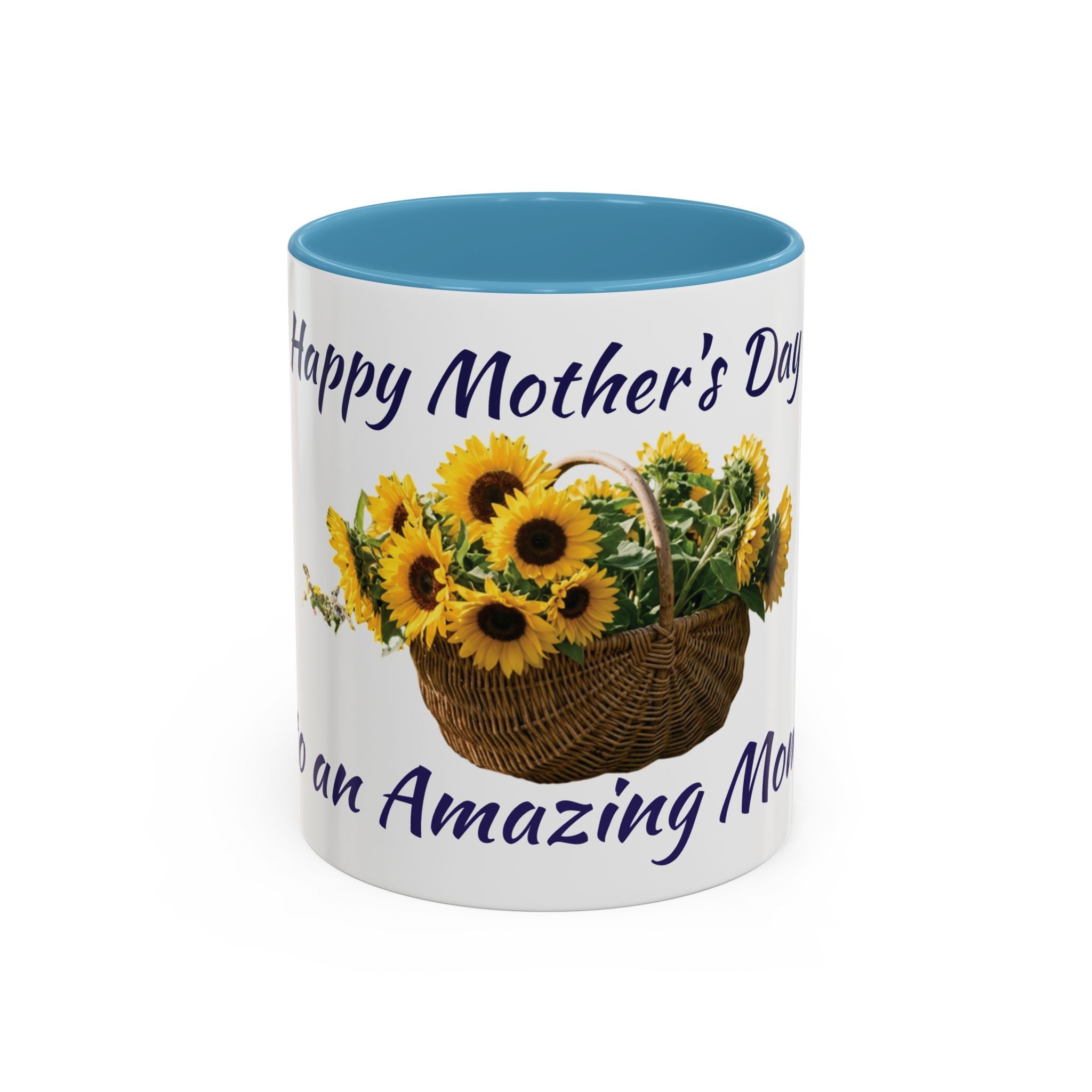 Sunflower "Happy Mother's Day" Accent Coffee Mug (11/15oz)