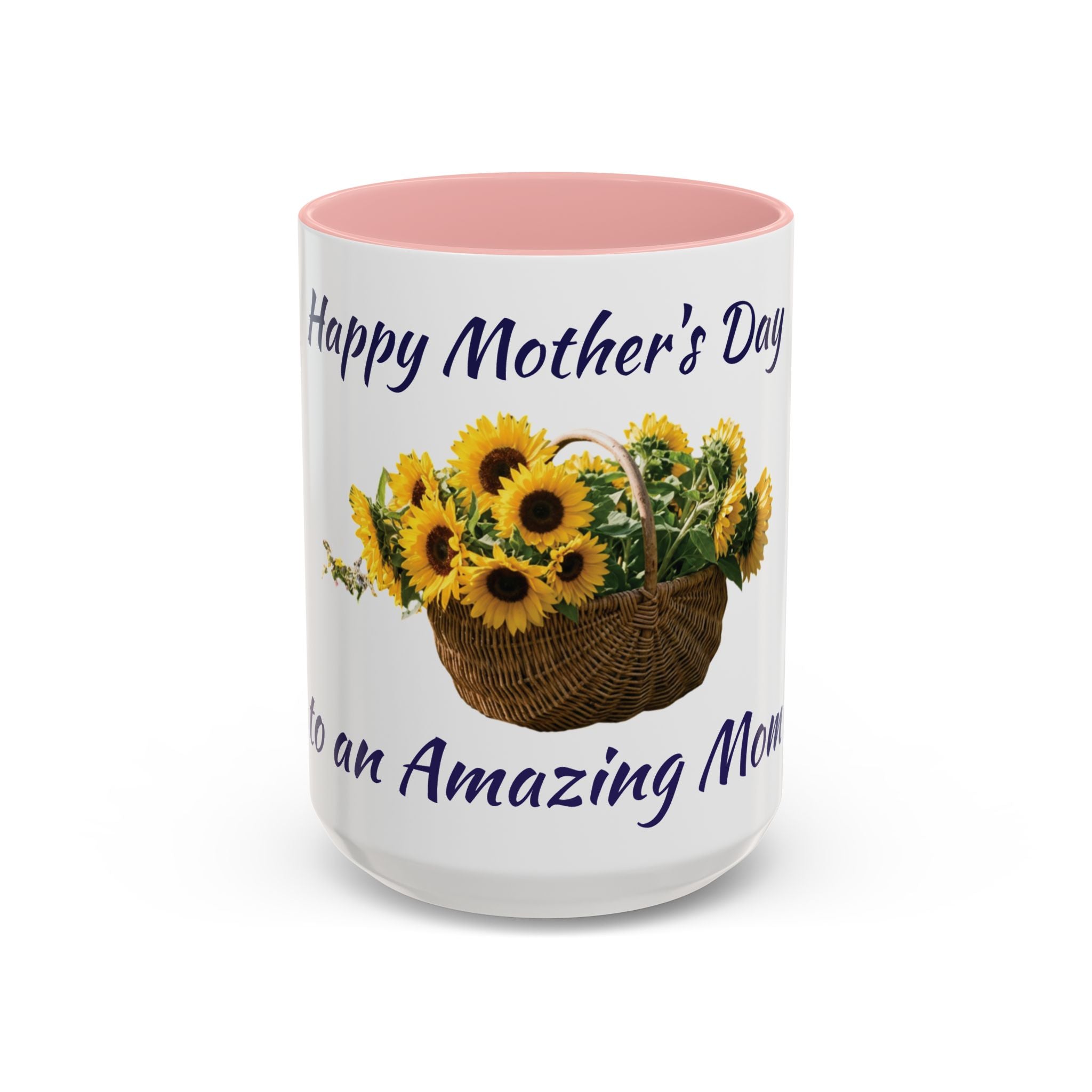 Sunflower "Happy Mother's Day" Accent Coffee Mug (11/15oz)