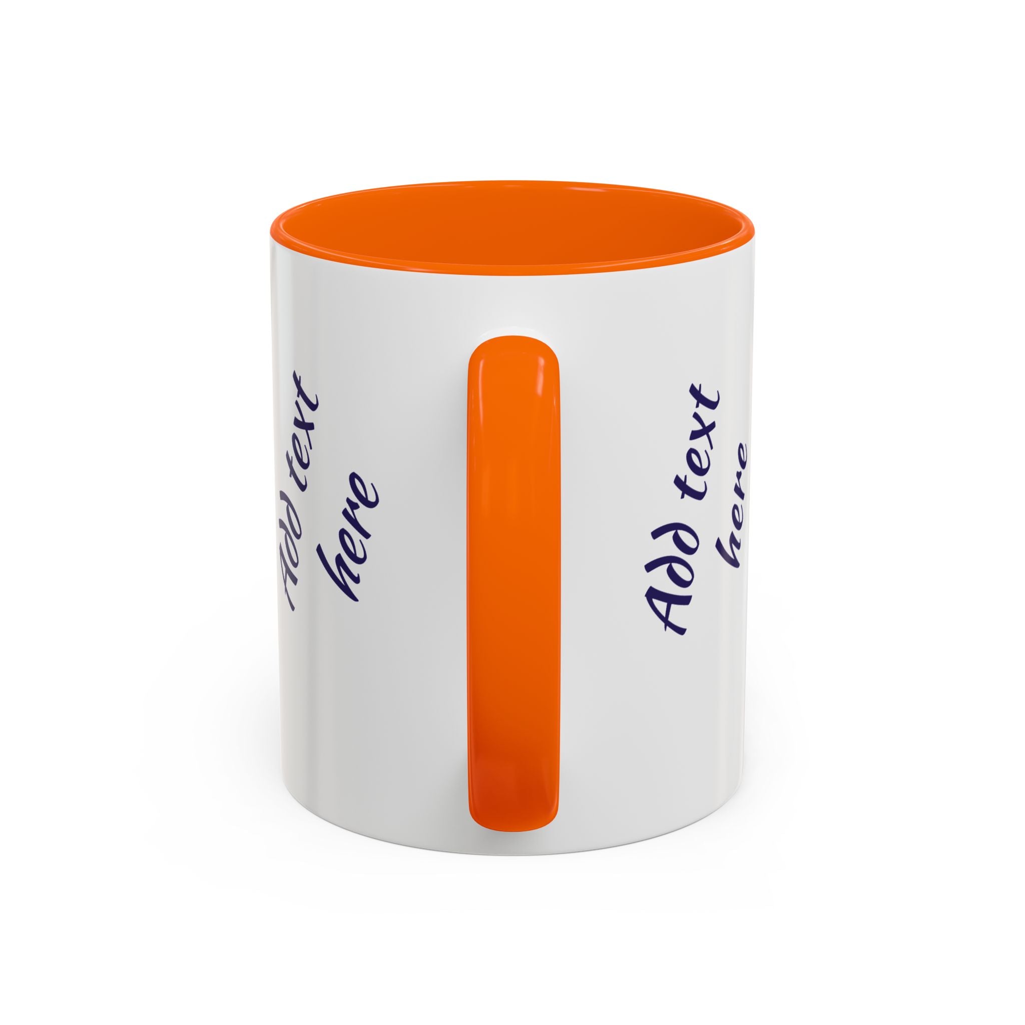 Personalized Photo Accent Coffee Mug — Custom Photo Coffee Mug (11/15 oz)