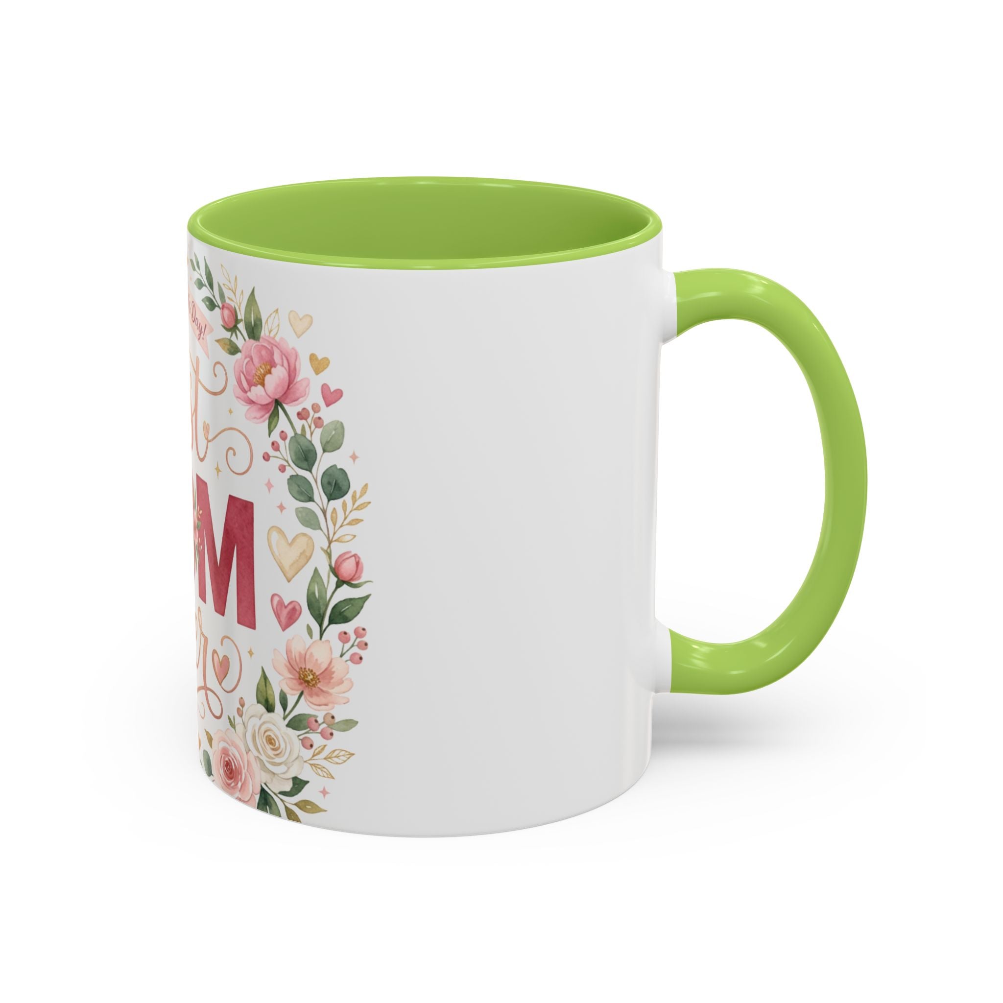 Best Mom Ever Accent Coffee Mug — 11/15oz