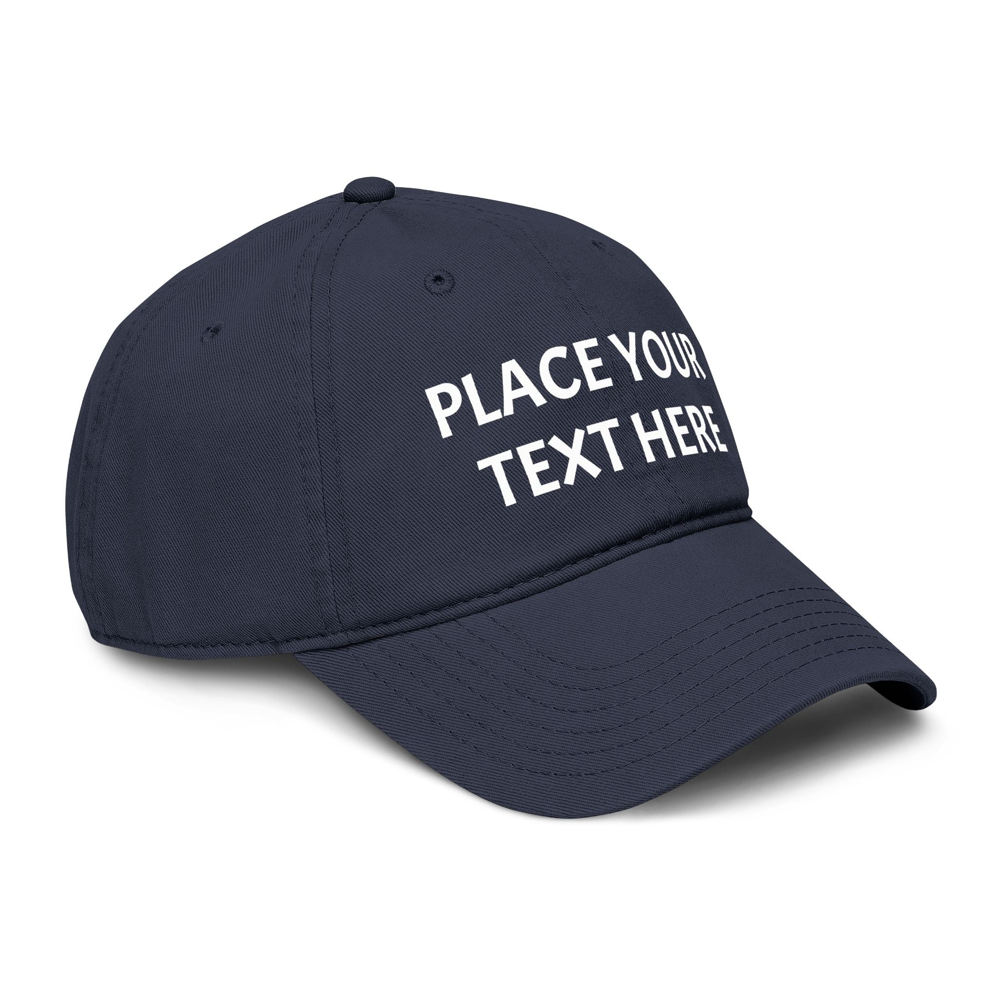 Personalized Washed Baseball Cap — Custom Dad Cap