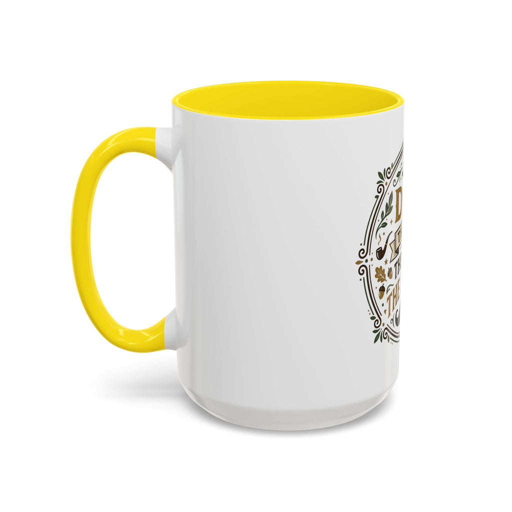 Dad The Man The Myth The Legend Accent Coffee Mug — Father's Day Gift (11oz & 15oz)