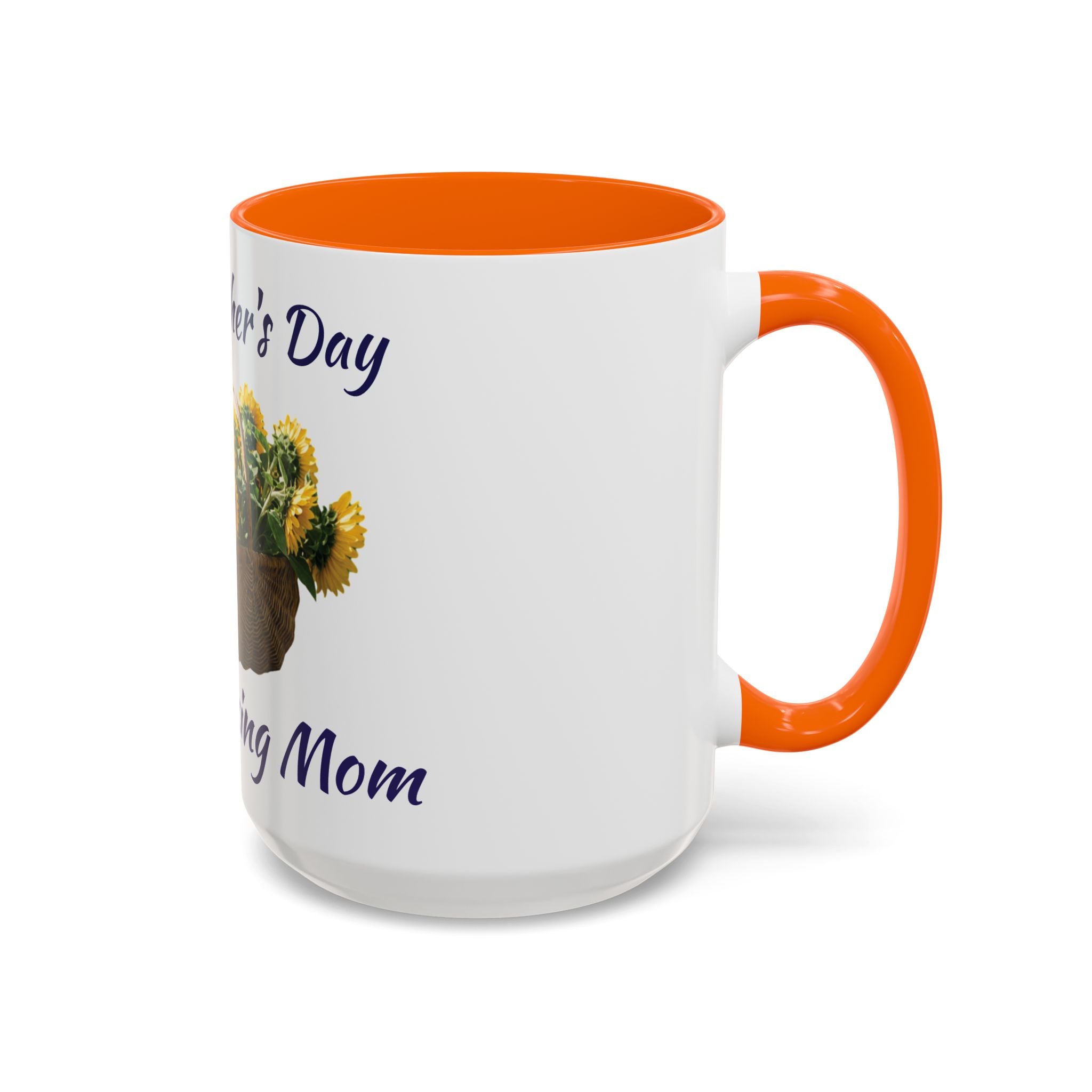 Sunflower "Happy Mother's Day" Accent Coffee Mug (11/15oz)