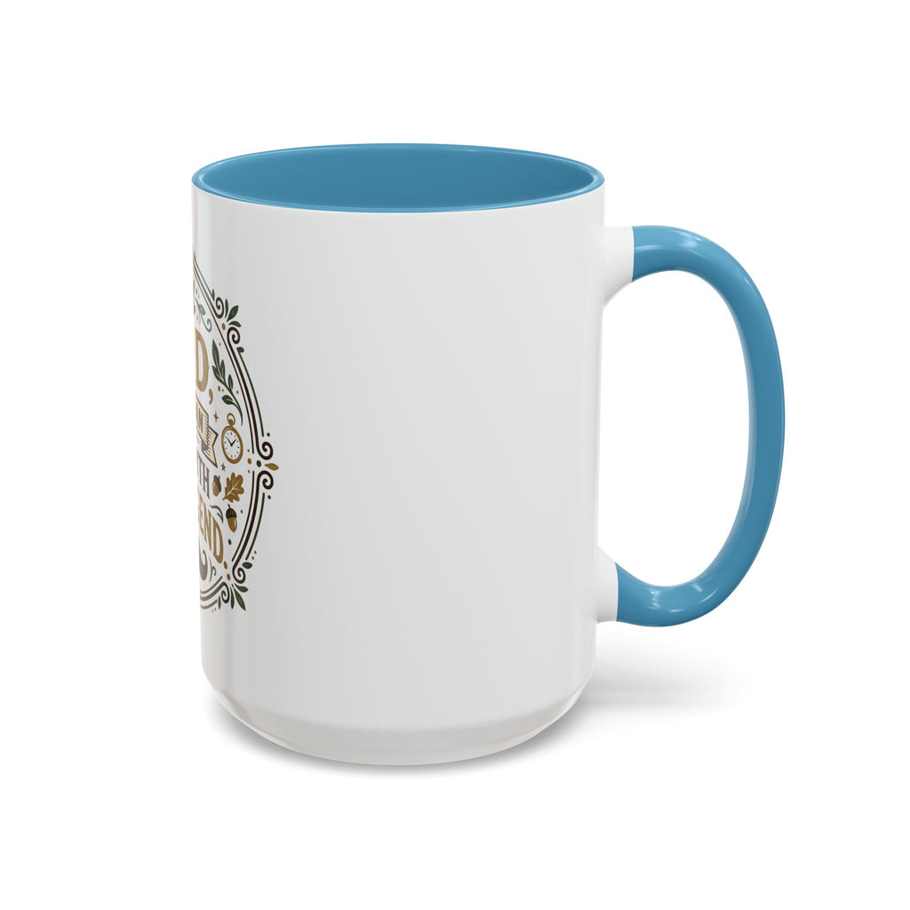 Dad The Man The Myth The Legend Accent Coffee Mug — Father's Day Gift (11oz & 15oz)