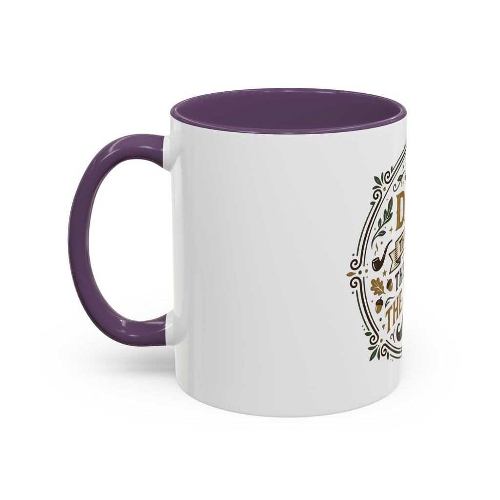 Dad The Man The Myth The Legend Accent Coffee Mug — Father's Day Gift (11oz & 15oz)