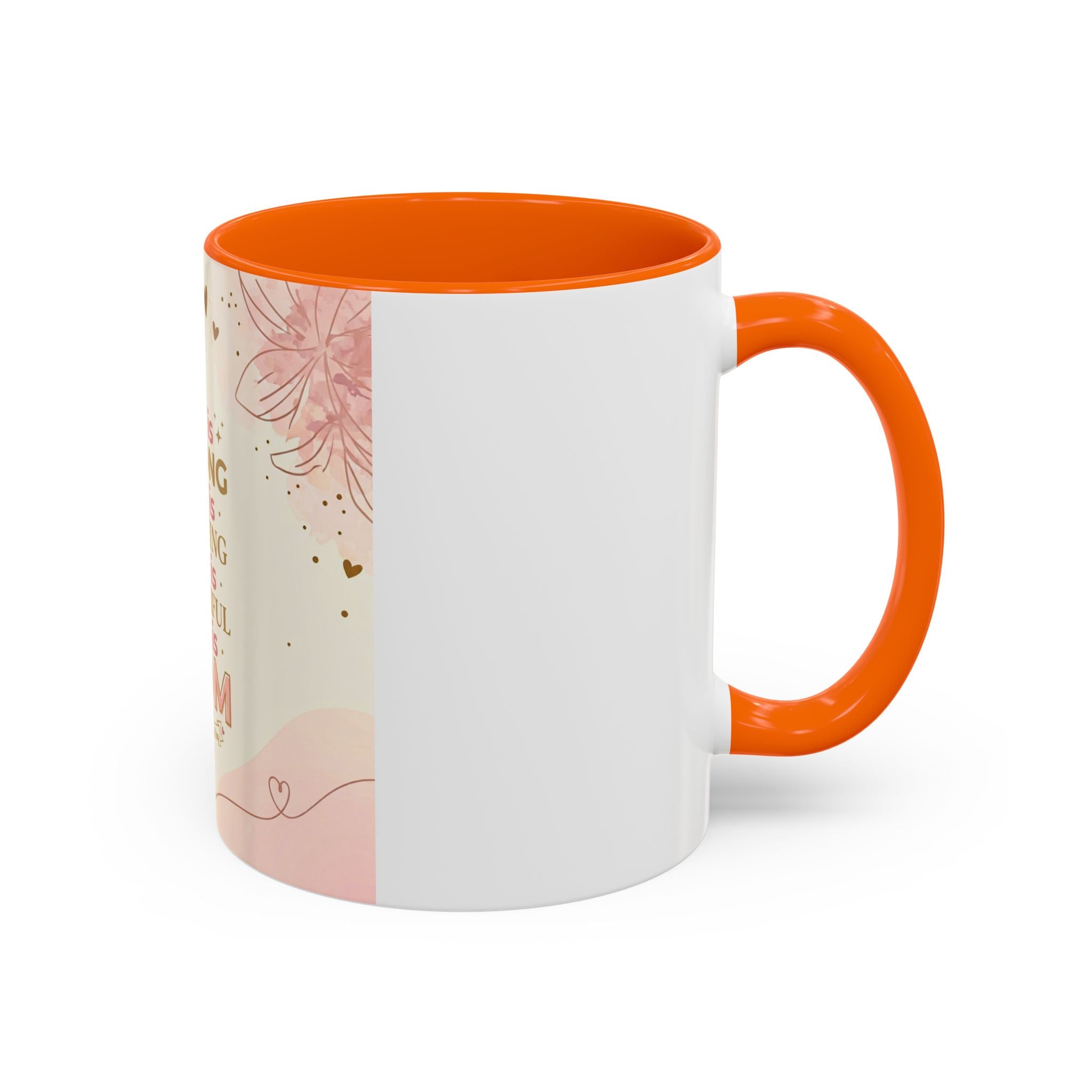 She is MOM Accent Coffee Mug — Mother's Day Gift (11/15 oz)