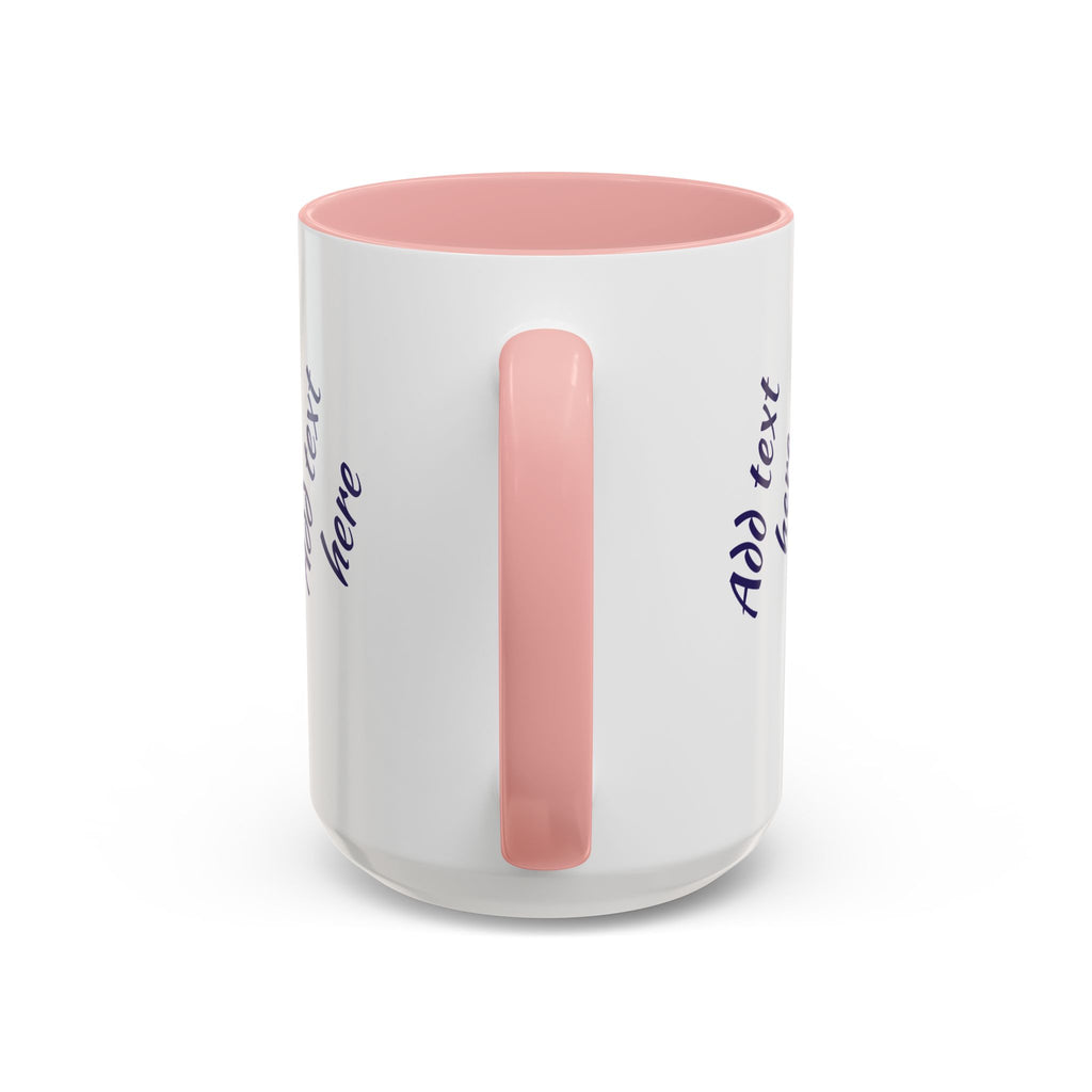 Personalized Photo Accent Coffee Mug — Custom Photo Coffee Mug (11/15 oz)