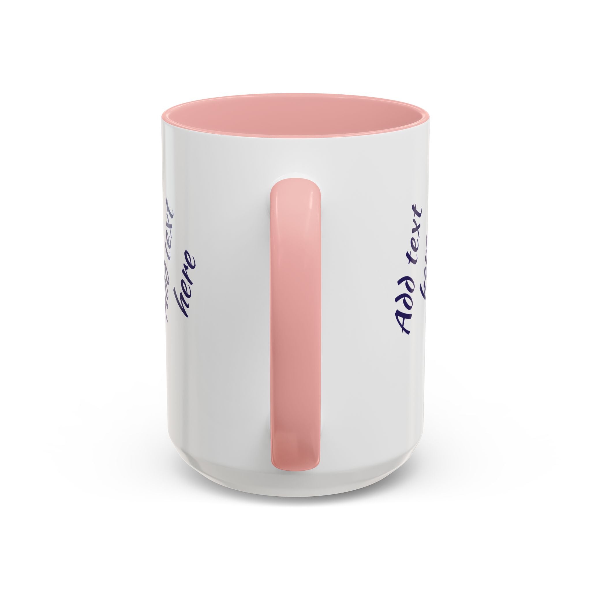 Personalized Photo Accent Coffee Mug — Custom Photo Coffee Mug (11/15 oz)