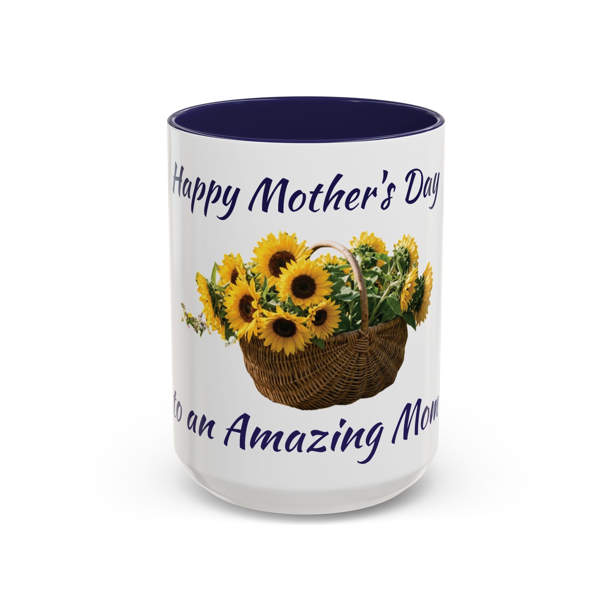Sunflower "Happy Mother's Day" Accent Coffee Mug (11/15oz)