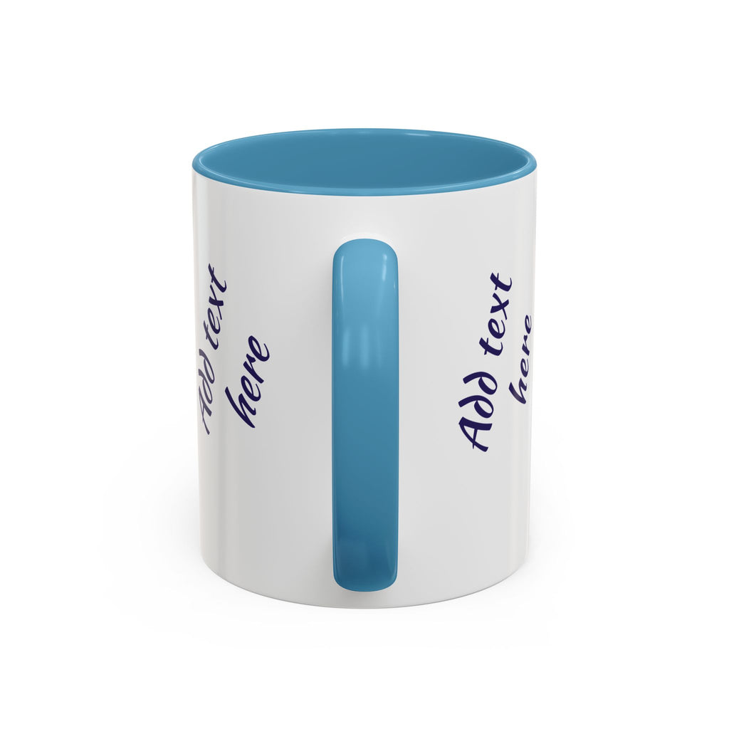 Personalized Photo Accent Coffee Mug — Custom Photo Coffee Mug (11/15 oz)