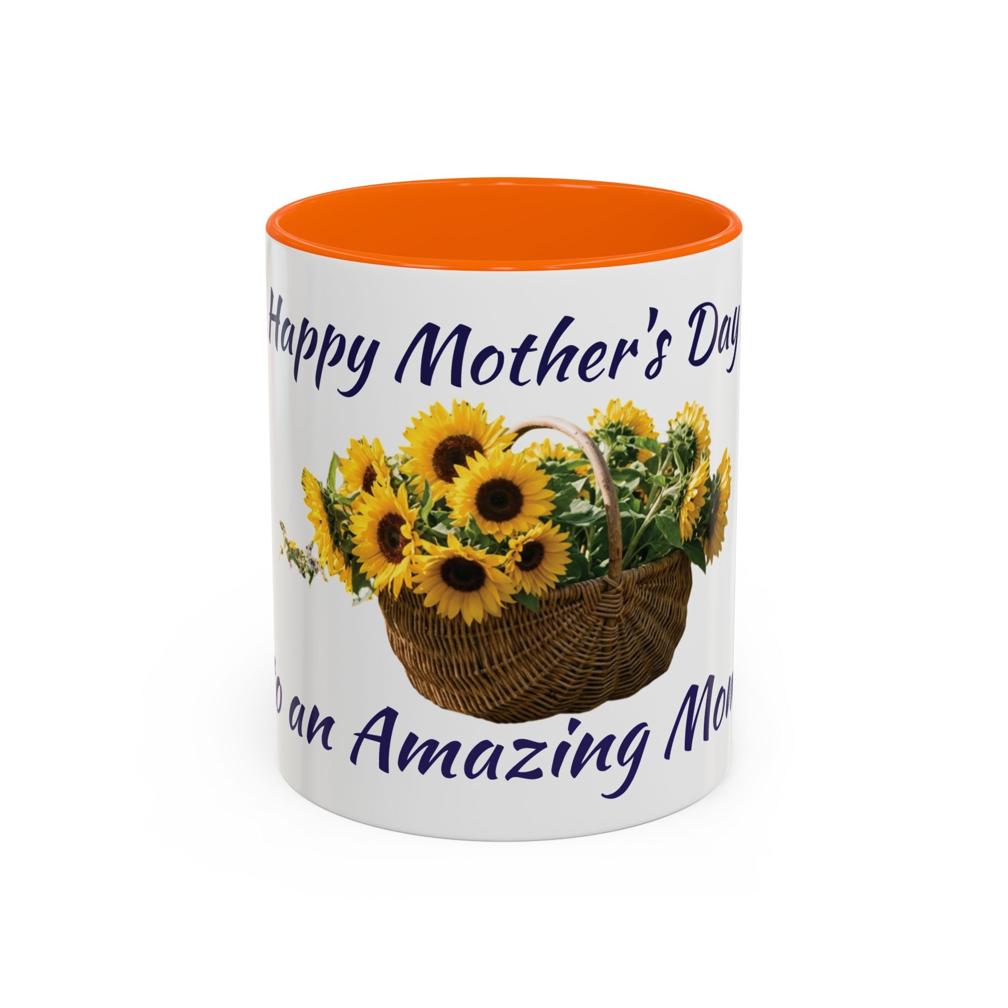Sunflower "Happy Mother's Day" Accent Coffee Mug (11/15oz)