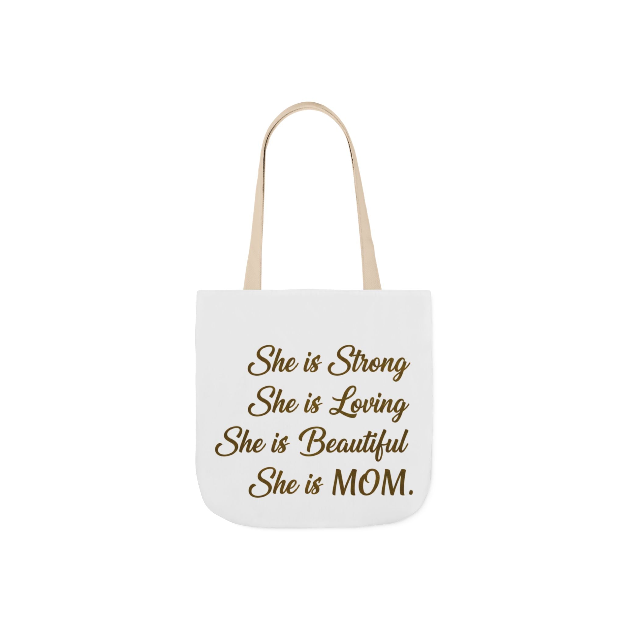 Canvas Tote Bag, 5-Color Straps, Inspirational Mom Quote Tote Bag, Mother's Day Tote Bag, Mother's Day Gift Tote Bay, Personalized Tote Bag, Personalized Gift