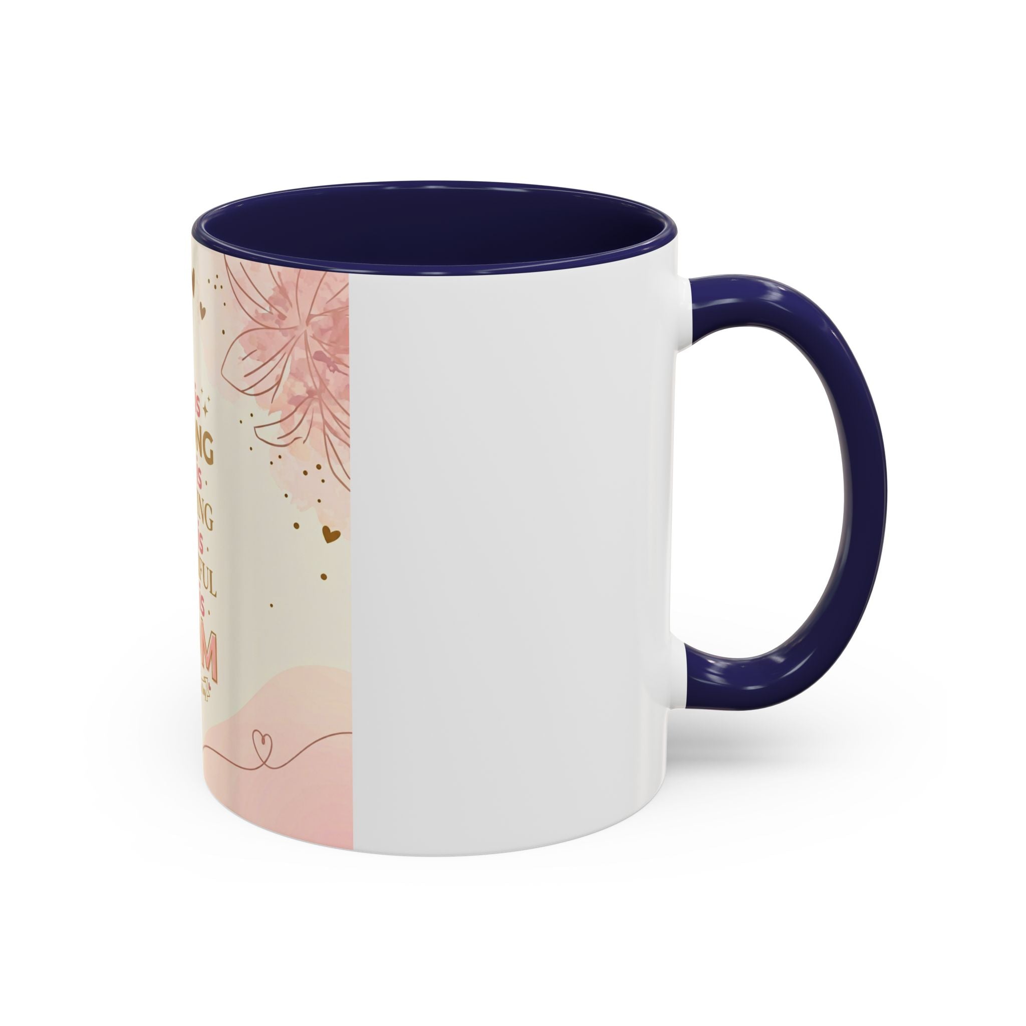 She is MOM Accent Coffee Mug — Mother's Day Gift (11/15 oz)