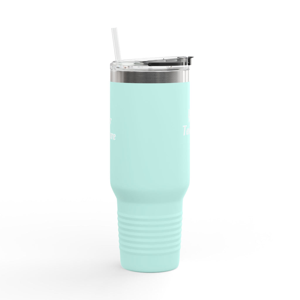 Customizable 40oz Insulated Travel Mug with Handle — Personalize Tumbler