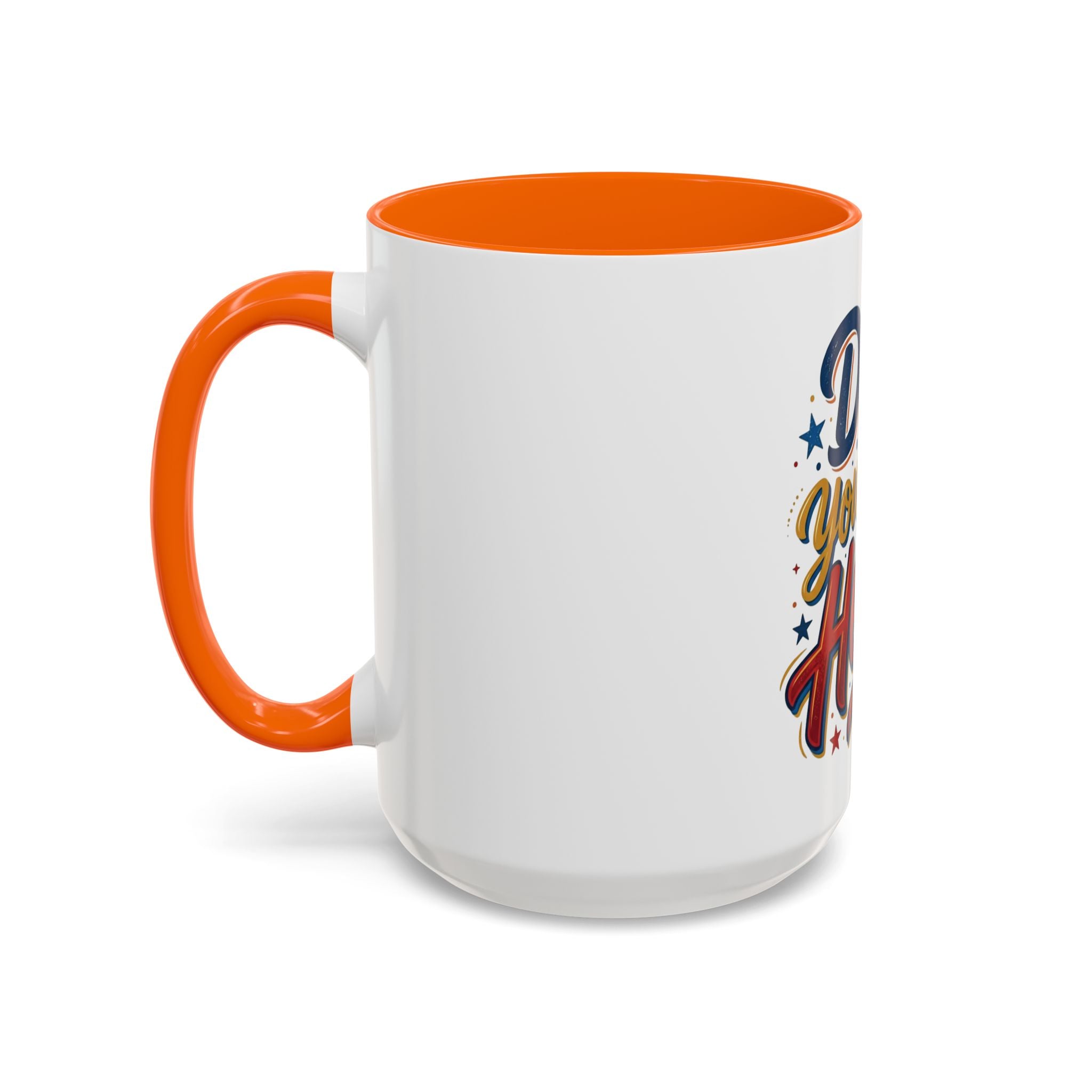 Dad You're My Hero Accent Coffee Mug — Father's Day & Birthday Gift (11/15oz)