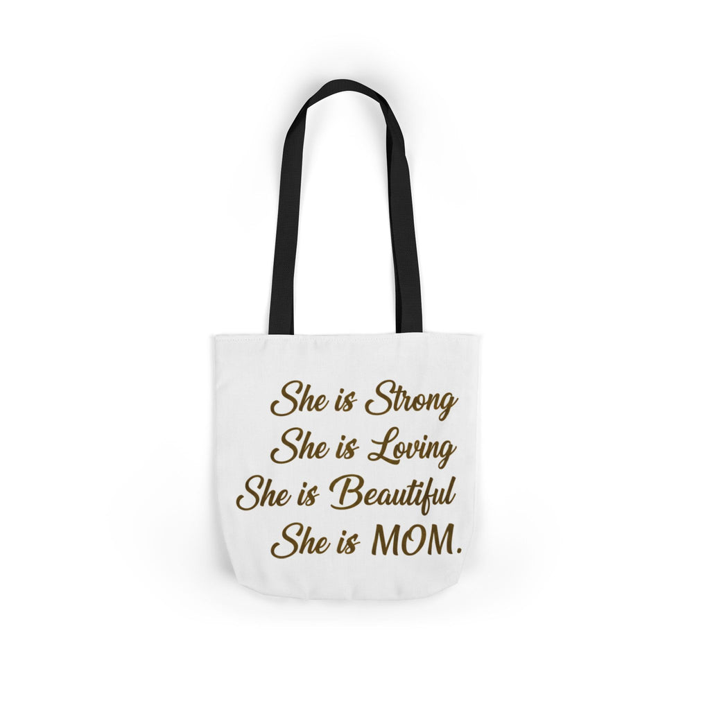 Canvas Tote Bag, 5-Color Straps, Inspirational Mom Quote Tote Bag, Mother's Day Tote Bag, Mother's Day Gift Tote Bay, Personalized Tote Bag, Personalized Gift