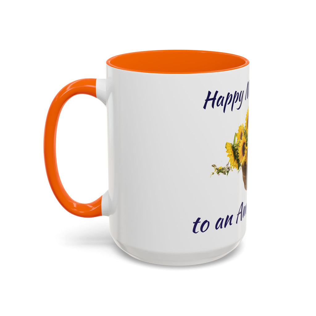 Sunflower "Happy Mother's Day" Accent Coffee Mug (11/15oz)