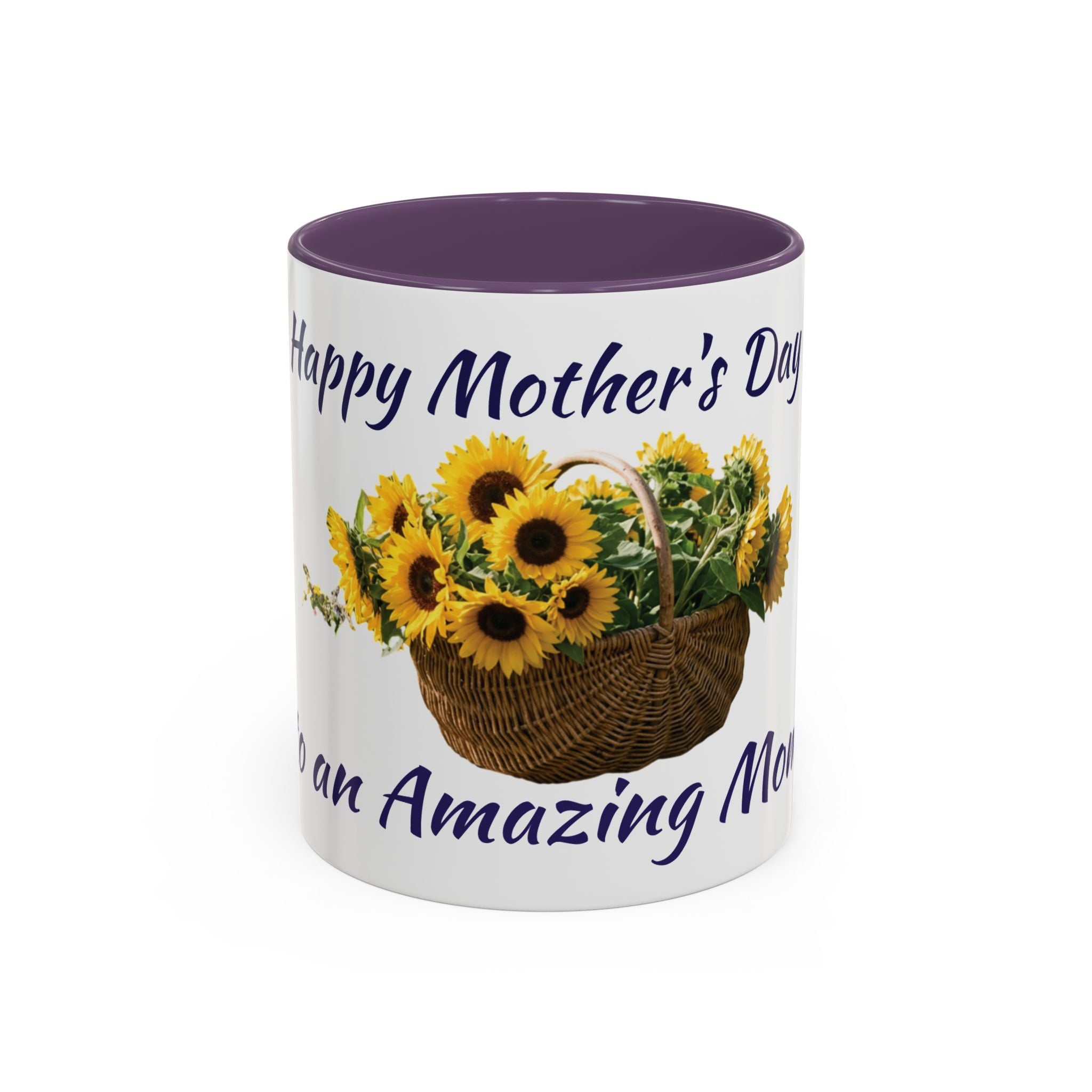 Sunflower "Happy Mother's Day" Accent Coffee Mug (11/15oz)