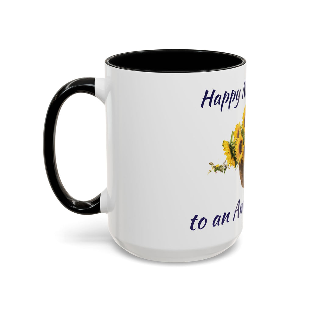 Sunflower "Happy Mother's Day" Accent Coffee Mug (11/15oz)