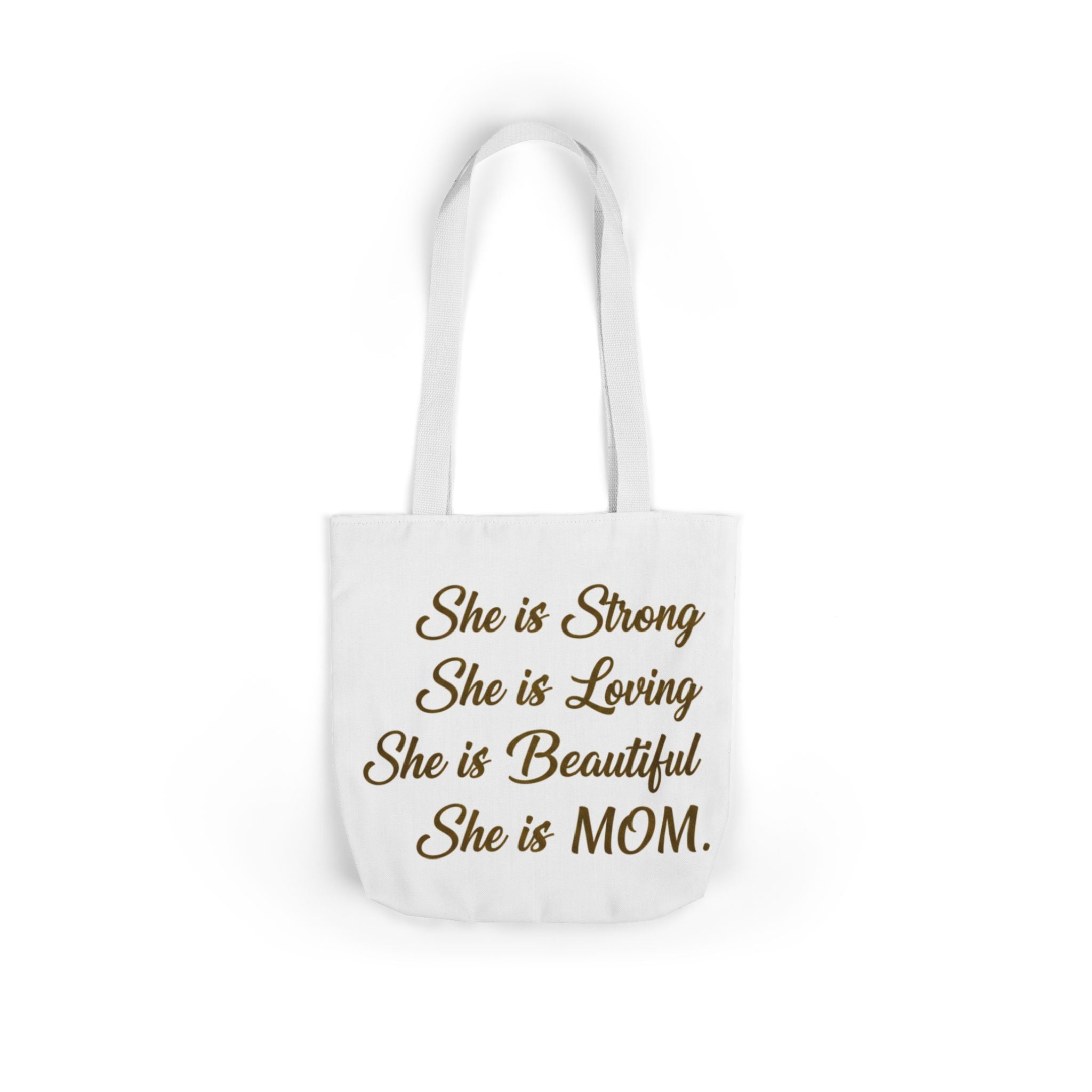 Canvas Tote Bag, 5-Color Straps, Inspirational Mom Quote Tote Bag, Mother's Day Tote Bag, Mother's Day Gift Tote Bay, Personalized Tote Bag, Personalized Gift
