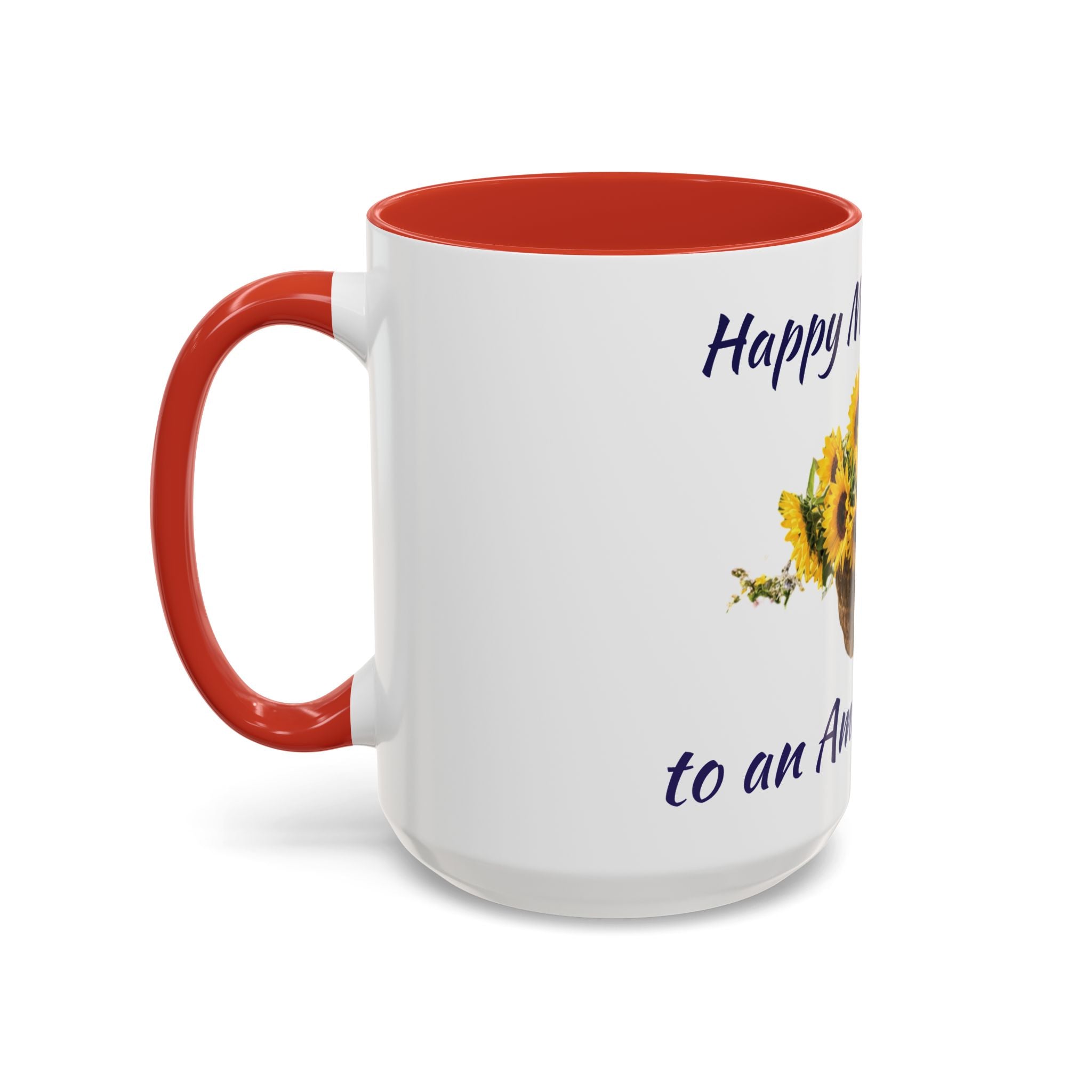 Sunflower "Happy Mother's Day" Accent Coffee Mug (11/15oz)
