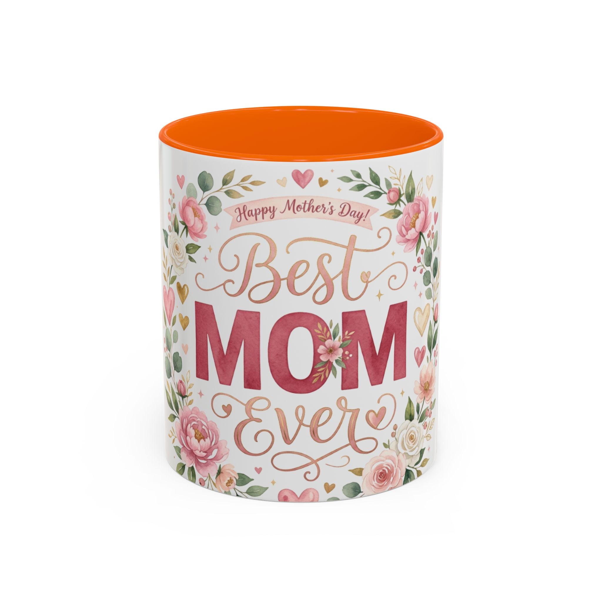 Best Mom Ever Accent Coffee Mug — 11/15oz