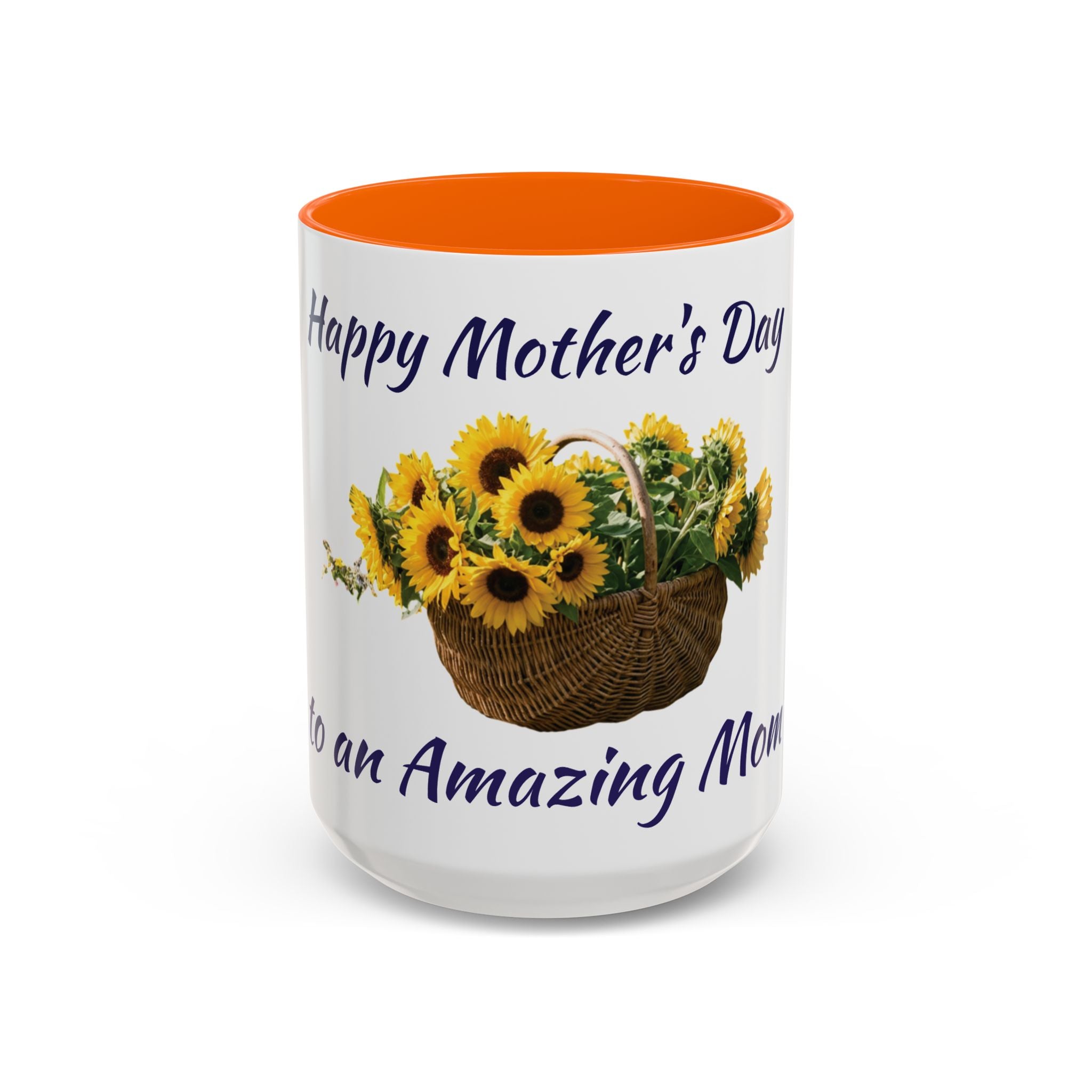 Sunflower "Happy Mother's Day" Accent Coffee Mug (11/15oz)