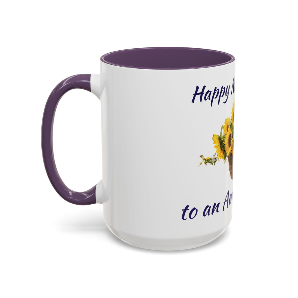 Sunflower "Happy Mother's Day" Accent Coffee Mug (11/15oz)