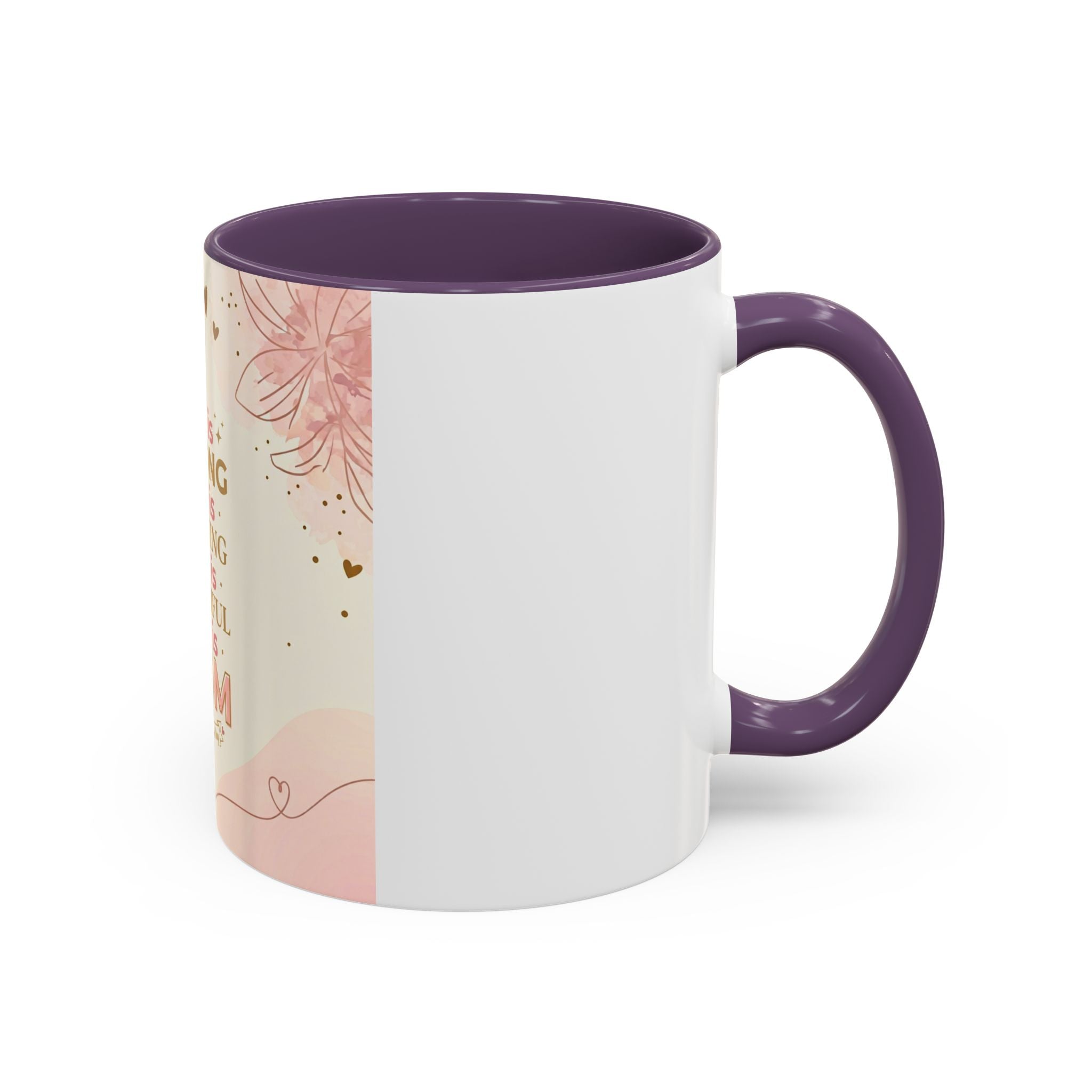 She is MOM Accent Coffee Mug — Mother's Day Gift (11/15 oz)