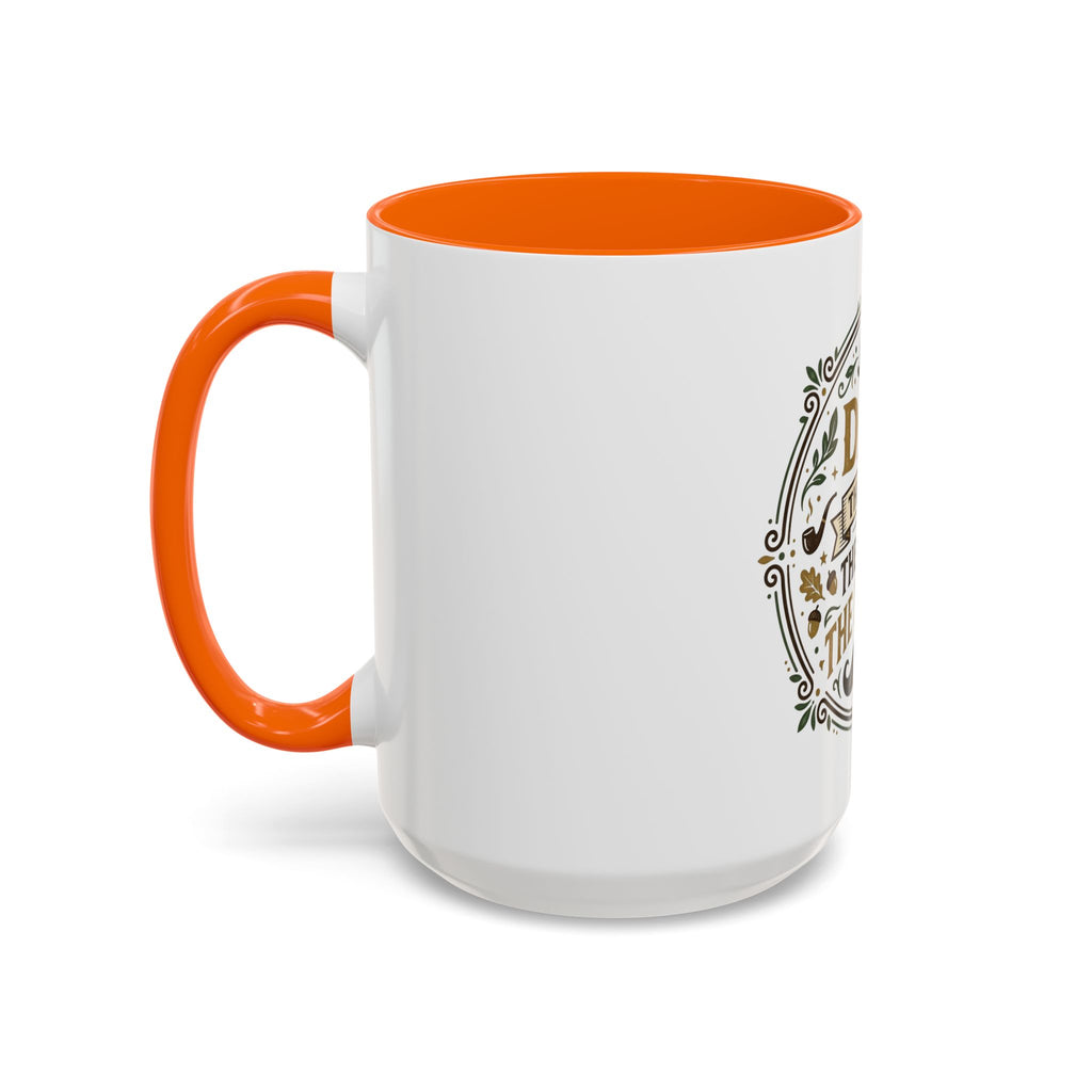 Dad The Man The Myth The Legend Accent Coffee Mug — Father's Day Gift (11oz & 15oz)