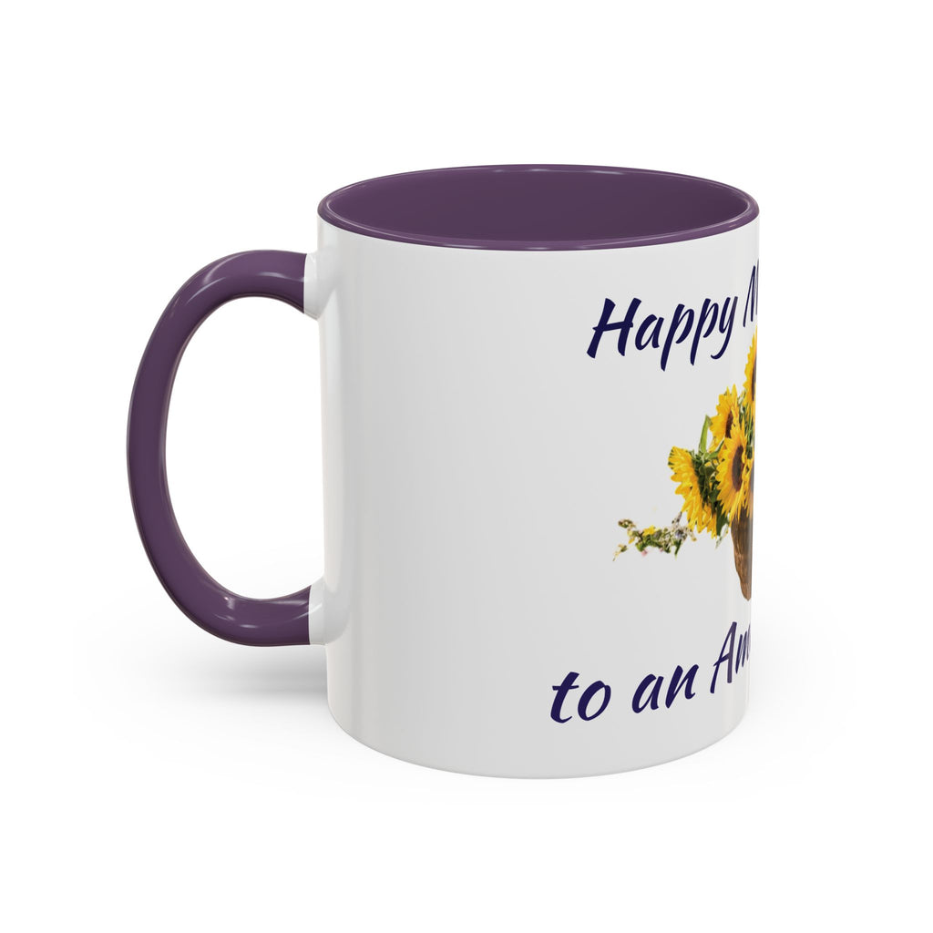 Sunflower "Happy Mother's Day" Accent Coffee Mug (11/15oz)