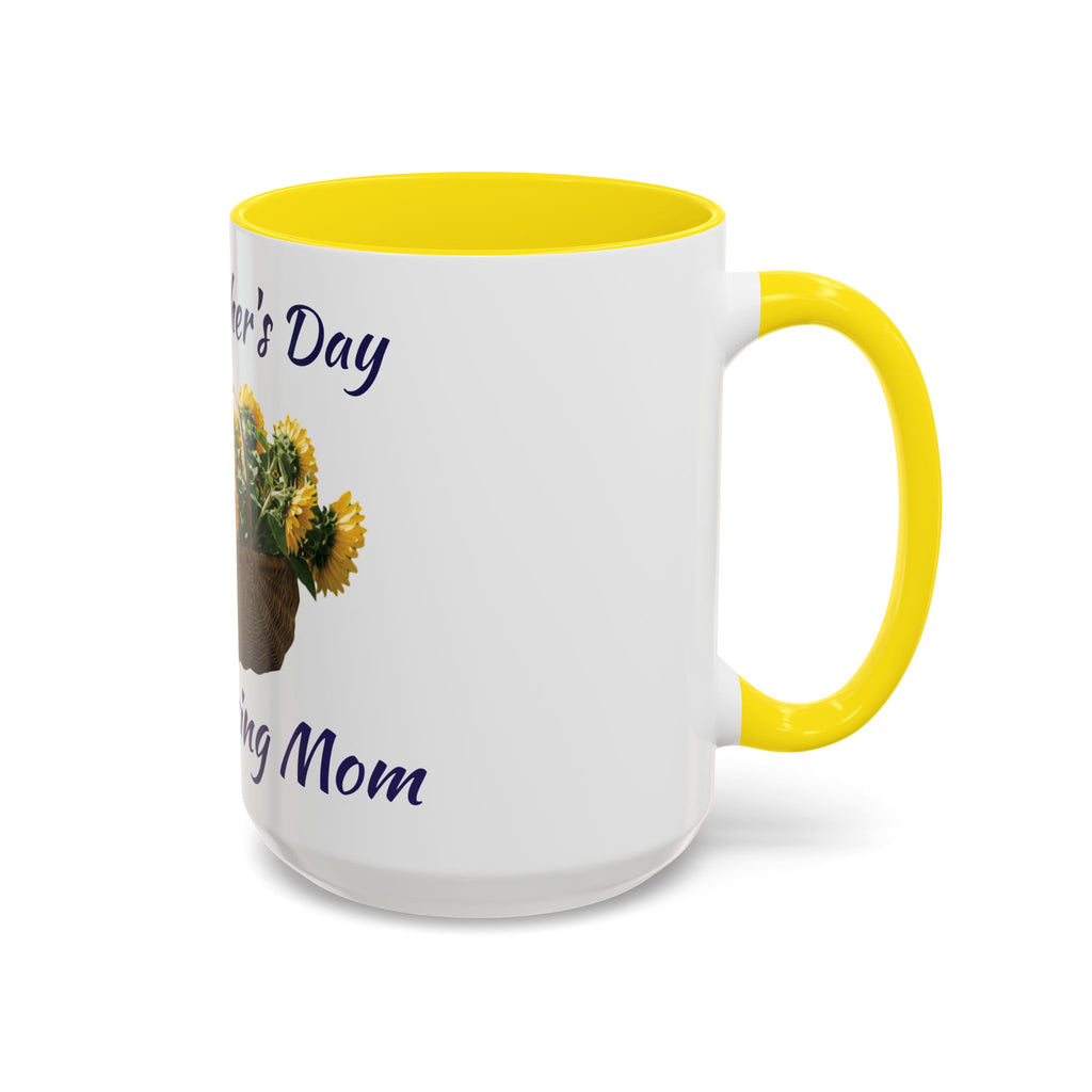 Sunflower "Happy Mother's Day" Accent Coffee Mug (11/15oz)