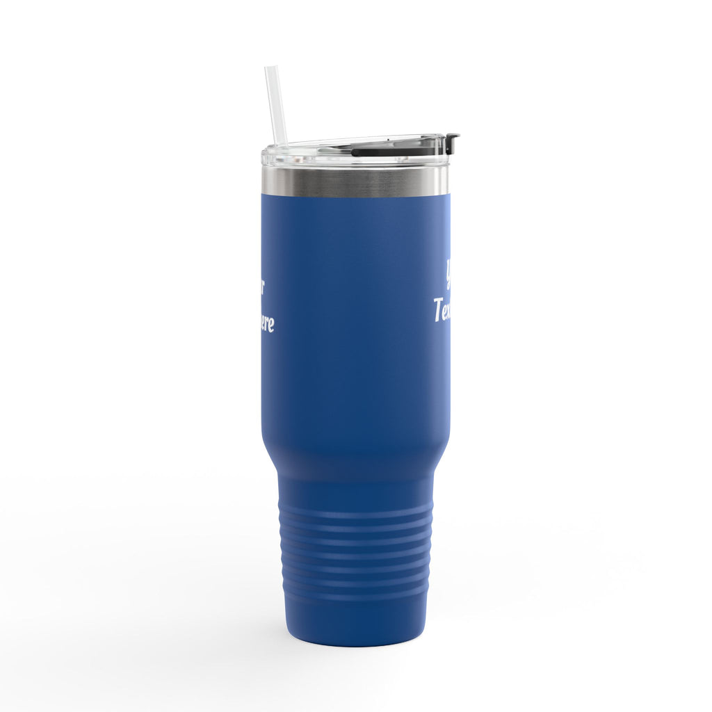 Customizable 40oz Insulated Travel Mug with Handle — Personalize Tumbler
