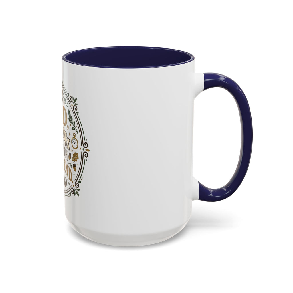 Dad The Man The Myth The Legend Accent Coffee Mug — Father's Day Gift (11oz & 15oz)