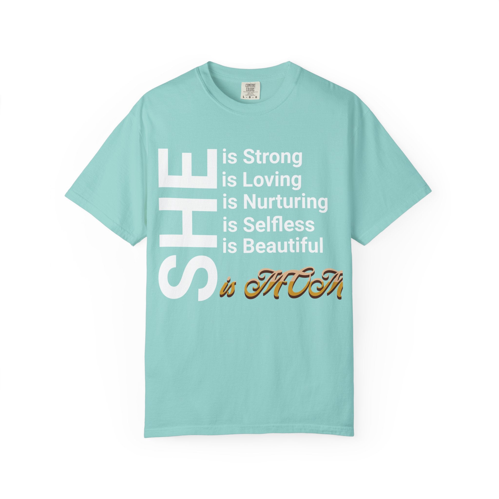 She Is Mom T-Shirt — Mother's Day Gift for Moms, Everyday T-shirt
