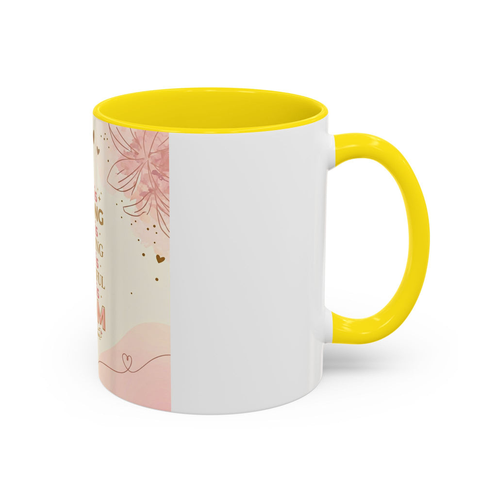 She is MOM Accent Coffee Mug — Mother's Day Gift (11/15 oz)