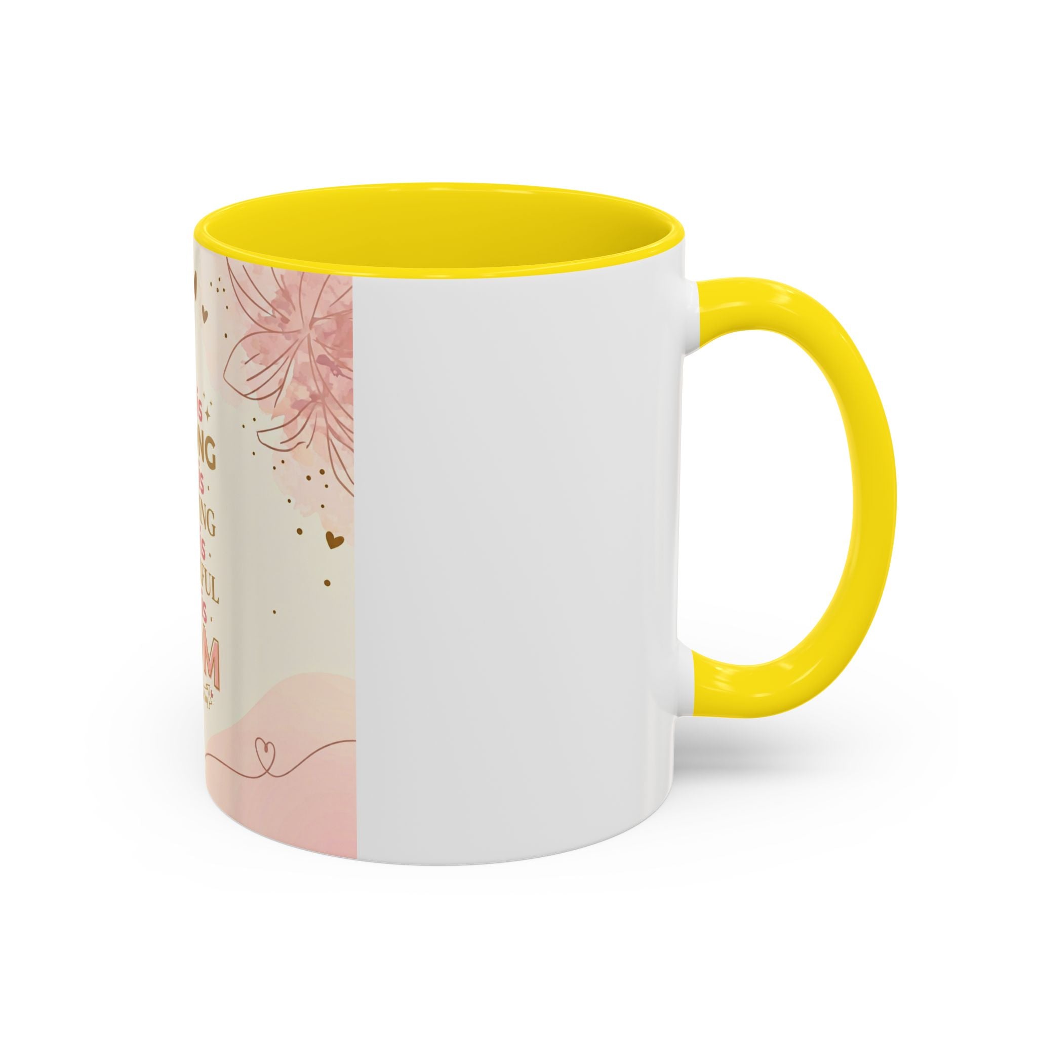She is MOM Accent Coffee Mug — Mother's Day Gift (11/15 oz)