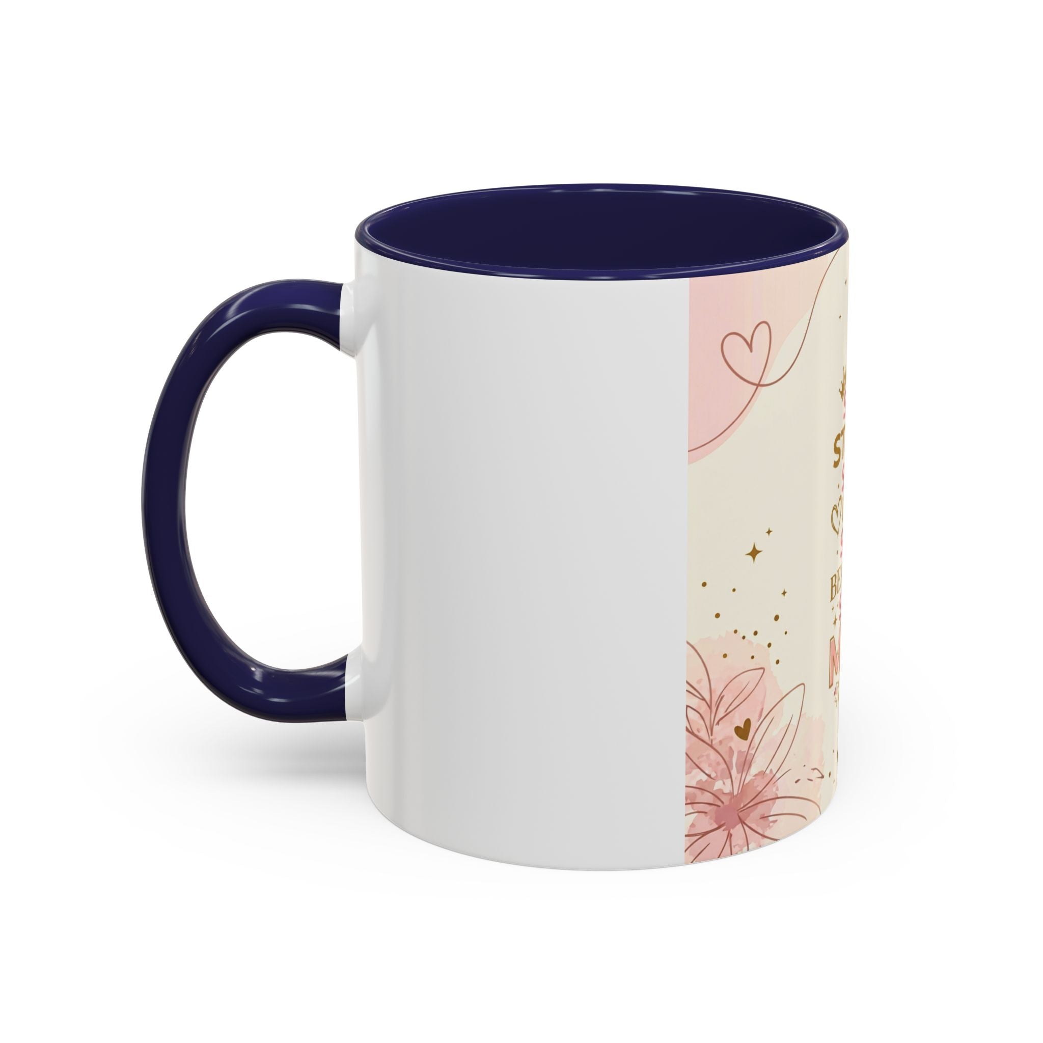 She is MOM Accent Coffee Mug — Mother's Day Gift (11/15 oz)