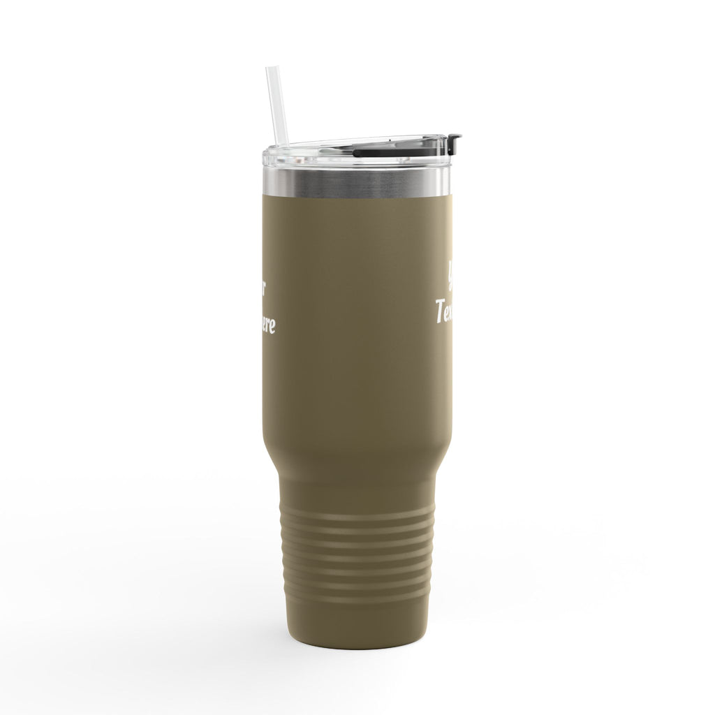 Customizable 40oz Insulated Travel Mug with Handle — Personalize Tumbler