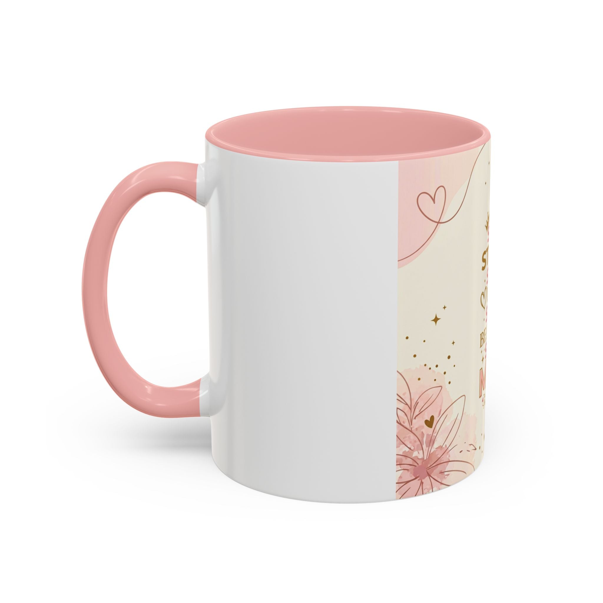 She is MOM Accent Coffee Mug — Mother's Day Gift (11/15 oz)