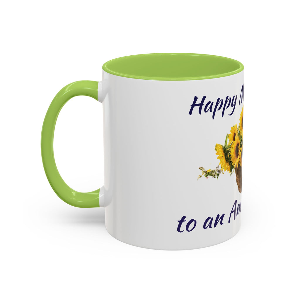 Sunflower "Happy Mother's Day" Accent Coffee Mug (11/15oz)