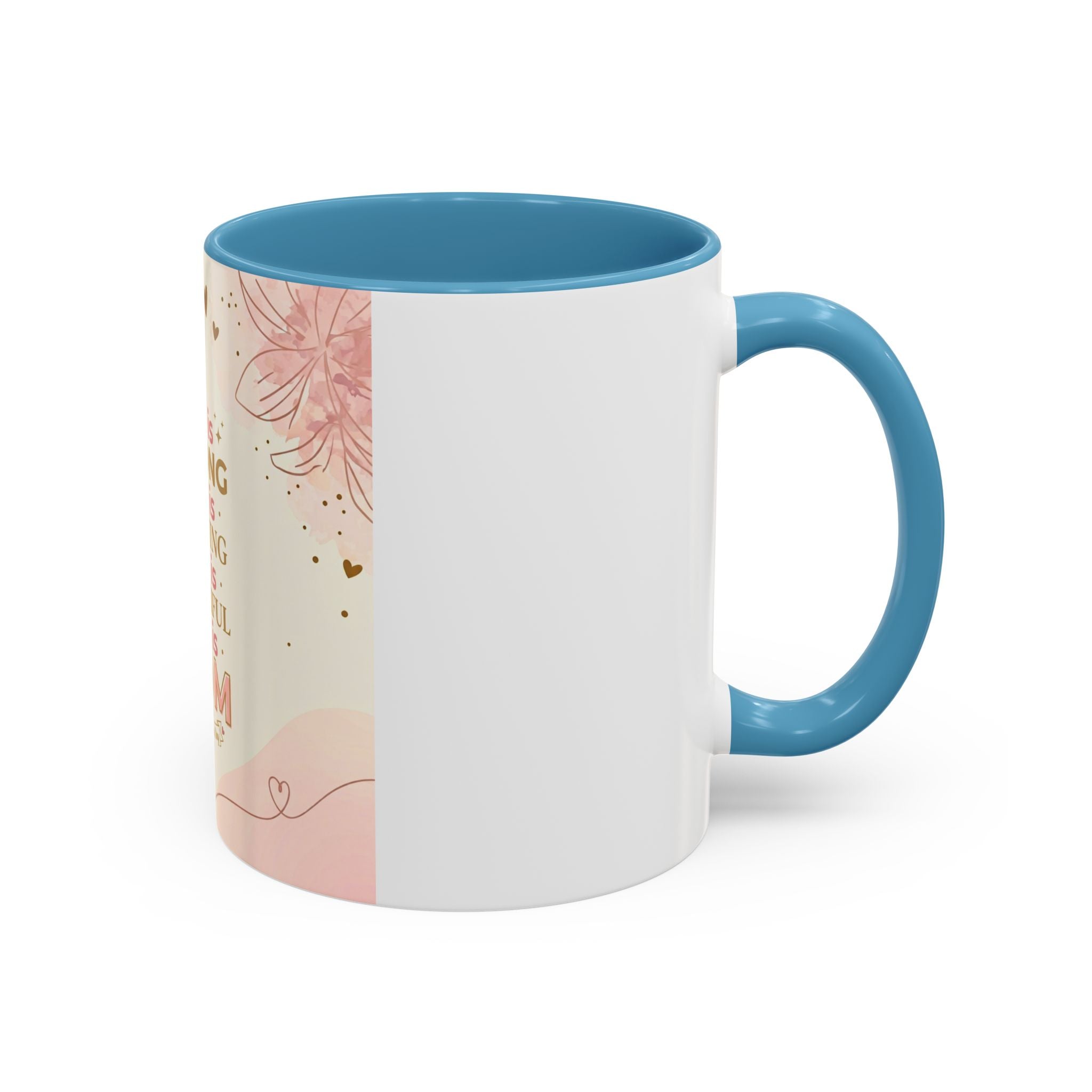 She is MOM Accent Coffee Mug — Mother's Day Gift (11/15 oz)