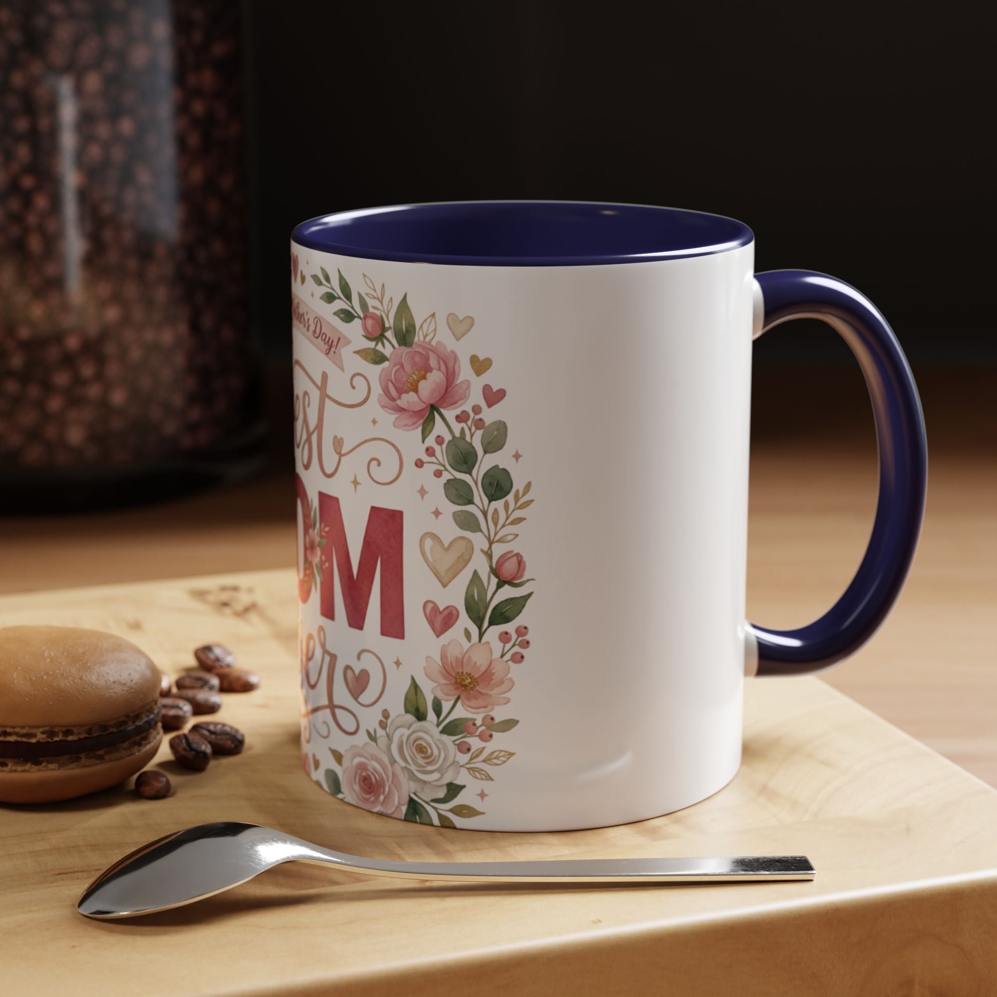 Best Mom Ever Accent Coffee Mug — 11/15oz