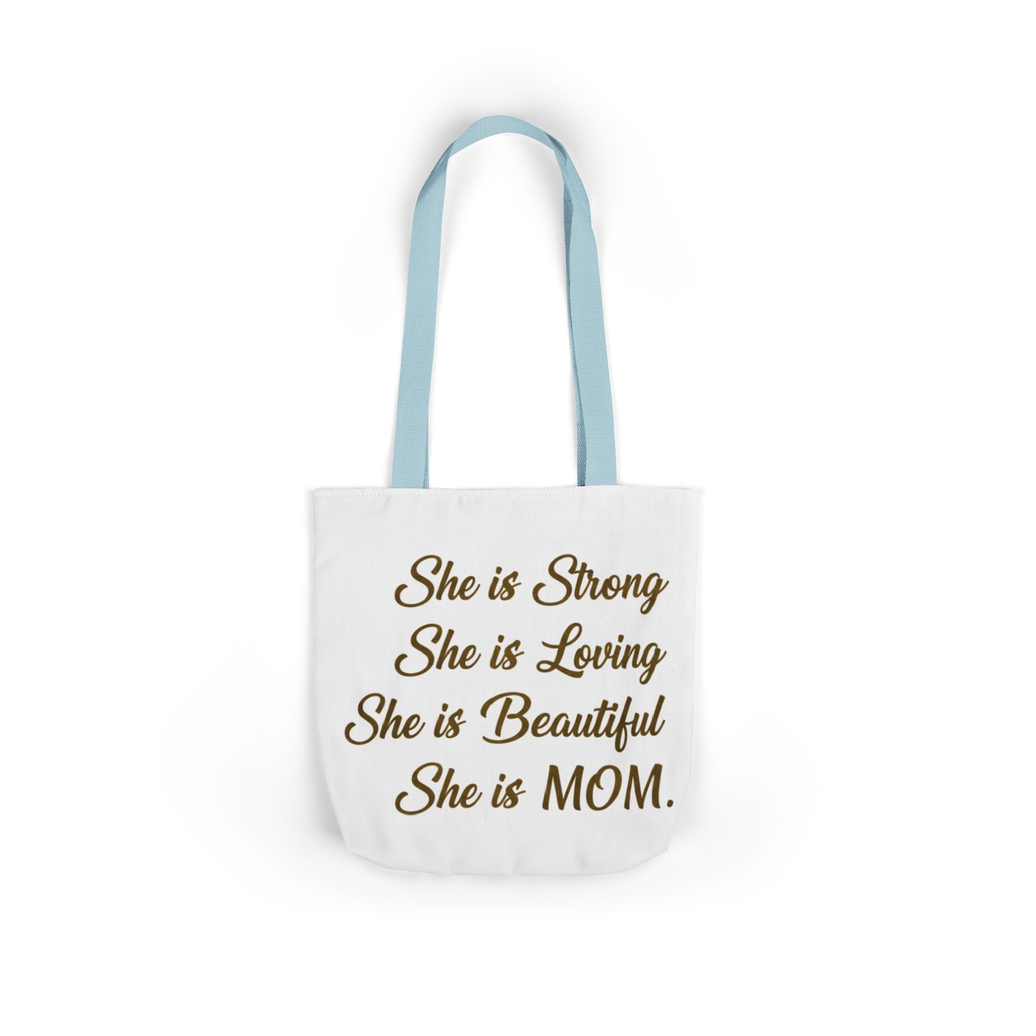 Canvas Tote Bag, 5-Color Straps, Inspirational Mom Quote Tote Bag, Mother's Day Tote Bag, Mother's Day Gift Tote Bay, Personalized Tote Bag, Personalized Gift