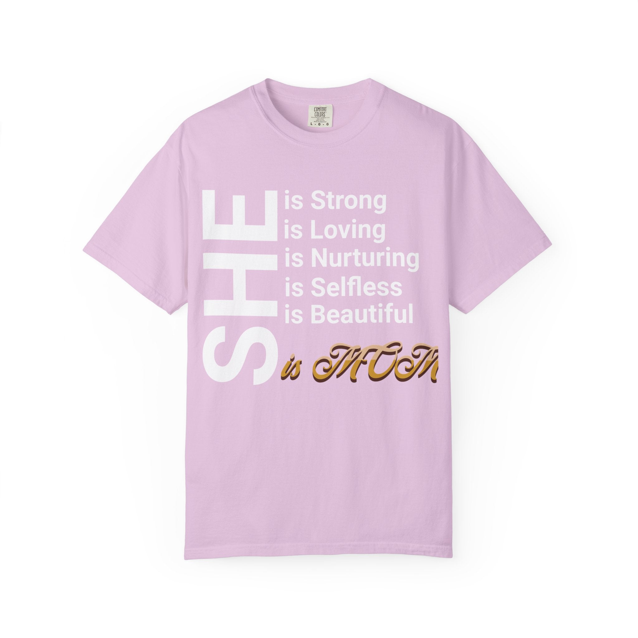 She Is Mom T-Shirt — Mother's Day Gift for Moms, Everyday T-shirt